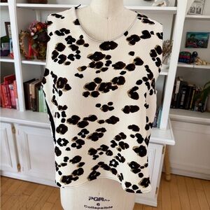 Zara Leopard Print Sleeveless Top